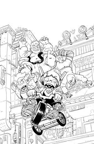 SKYBOUND X #2 CVR E 10 COPY INCV B&W VUONG & KNIIVILA