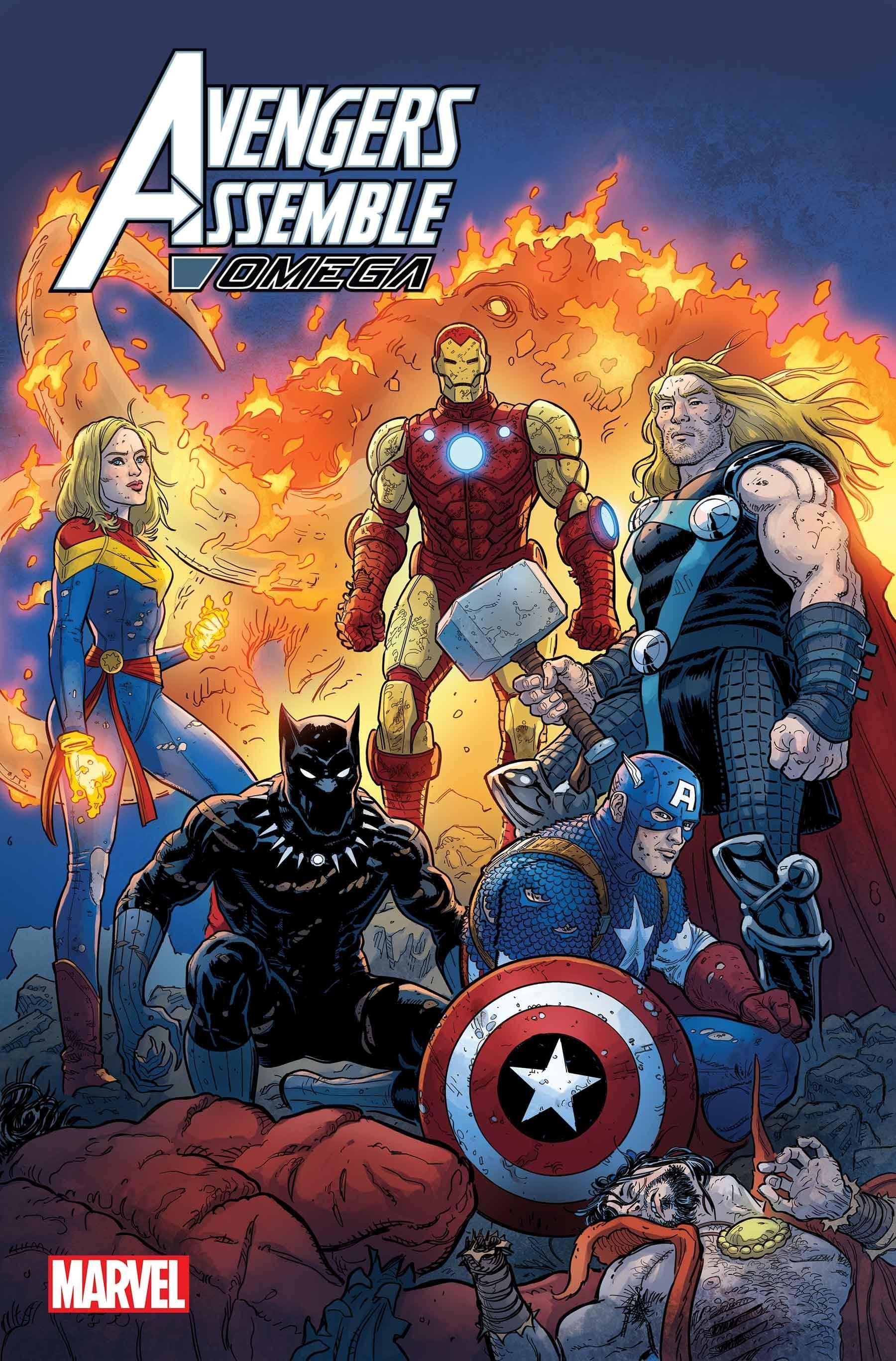 AVENGERS ASSEMBLE OMEGA #1 SKROCE VAR - Kings Comics