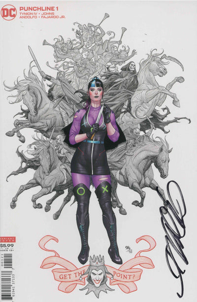 PUNCHLINE #1 (ONE SHOT) CVR B FRANK CHO CARD STOCK VAR ED - SIGNED BY FRANK CHO