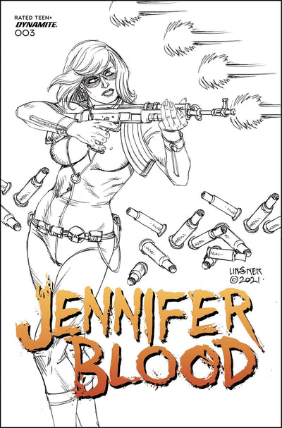 JENNIFER BLOOD VOL 2 #3 CVR G 1:15 COPY INCV LINSNER B&W