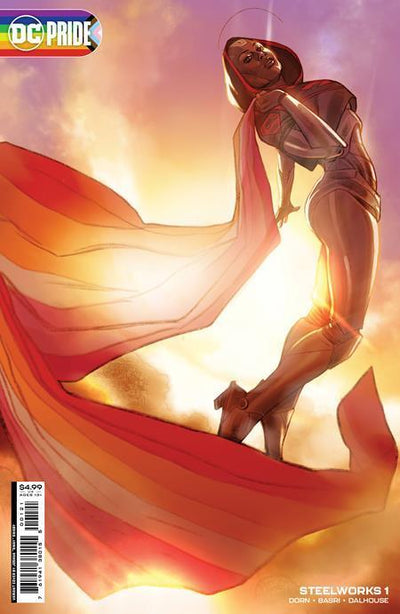 STEELWORKS (2023) #1 CVR D JOSHUA SWAY SWABY DC PRIDE CARD STOCK VAR