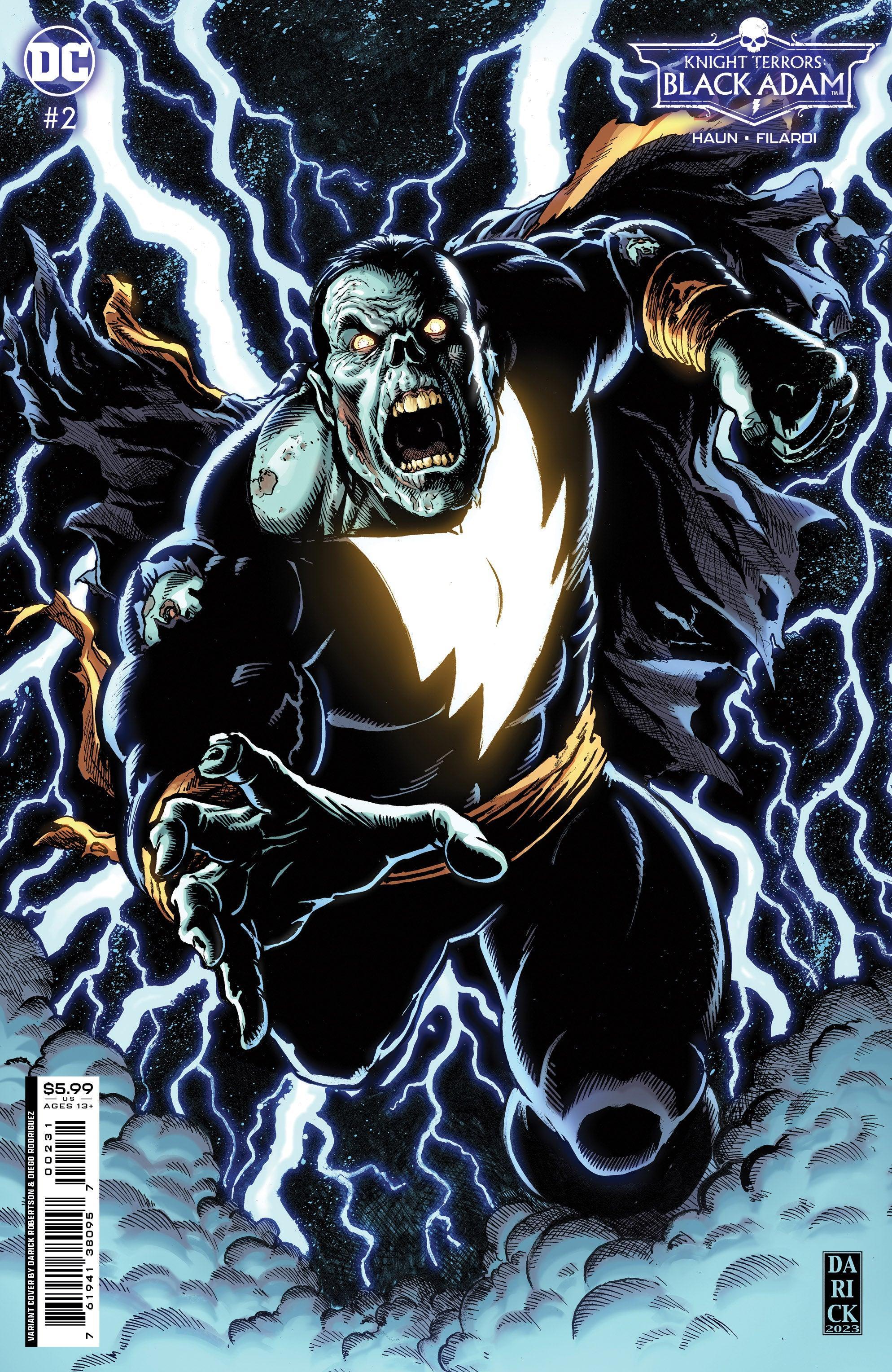 KNIGHT TERRORS BLACK ADAM (2023) #2 CVR C DARICK ROBERTSON CARD STOCK VAR - Kings Comics