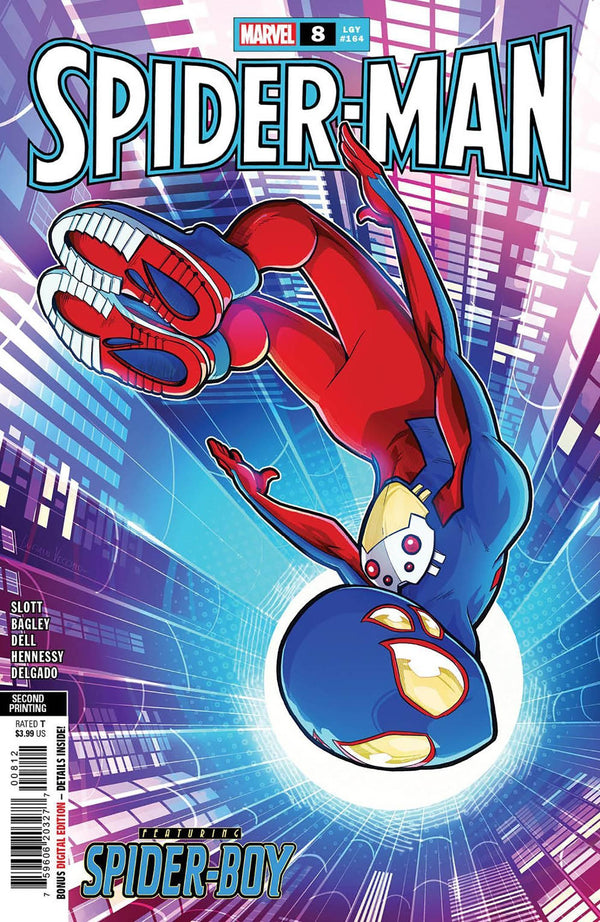 SPIDER-MAN VOL 4 (2022) #8 2ND PTG LUCIANO VECCHIO VAR