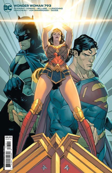 WONDER WOMAN VOL 5 #793 CVR B CLAY MANN CARD STOCK VAR (KAL-EL RETURNS TIE-IN)