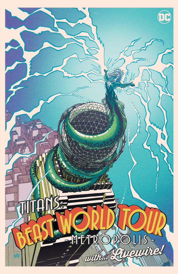 TITANS BEAST WORLD TOUR METROPOLIS (2023) #1 (ONE SHOT) CVR C CULLY HAMNER CARD STOCK VAR