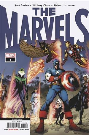 THE MARVELS #1 2ND PTG VAR