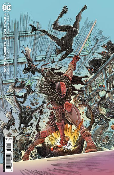 DC VS VAMPIRES ALL-OUT WAR #4 CVR C INC 1:25 JAMES STOKOE CARD STOCK VAR