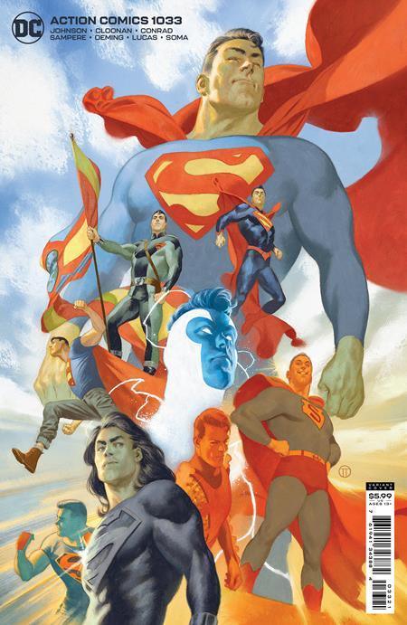 ACTION COMICS VOL 2 #1033 CVR B JULIAN TOTINO TEDESCO CARD STOCK VAR