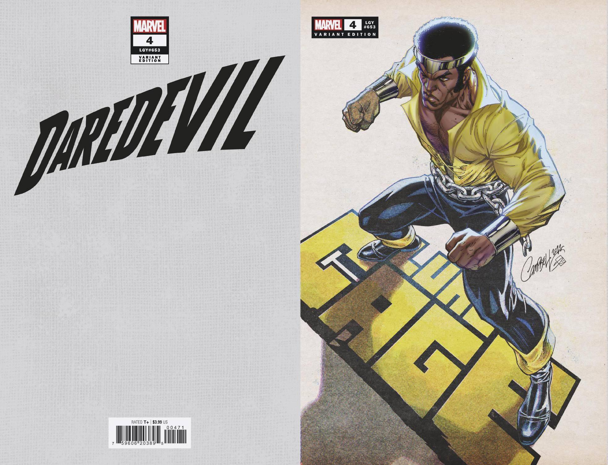 DAREDEVIL VOL 7 (2022) #4 JS CAMPBELL ANNV VAR - Kings Comics