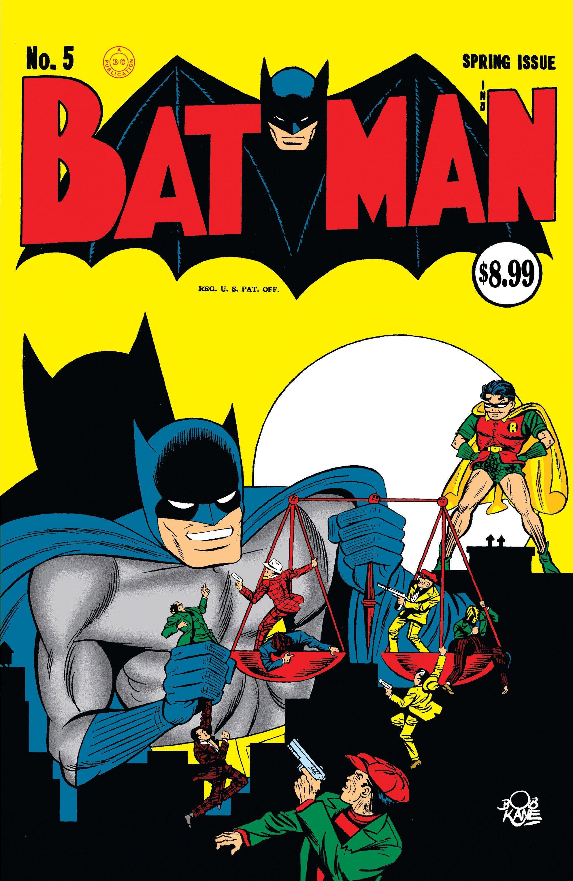 BATMAN (1940) #5 FACSIMILE EDITION (2023) CVR B BOB KANE FOIL VAR - Kings Comics