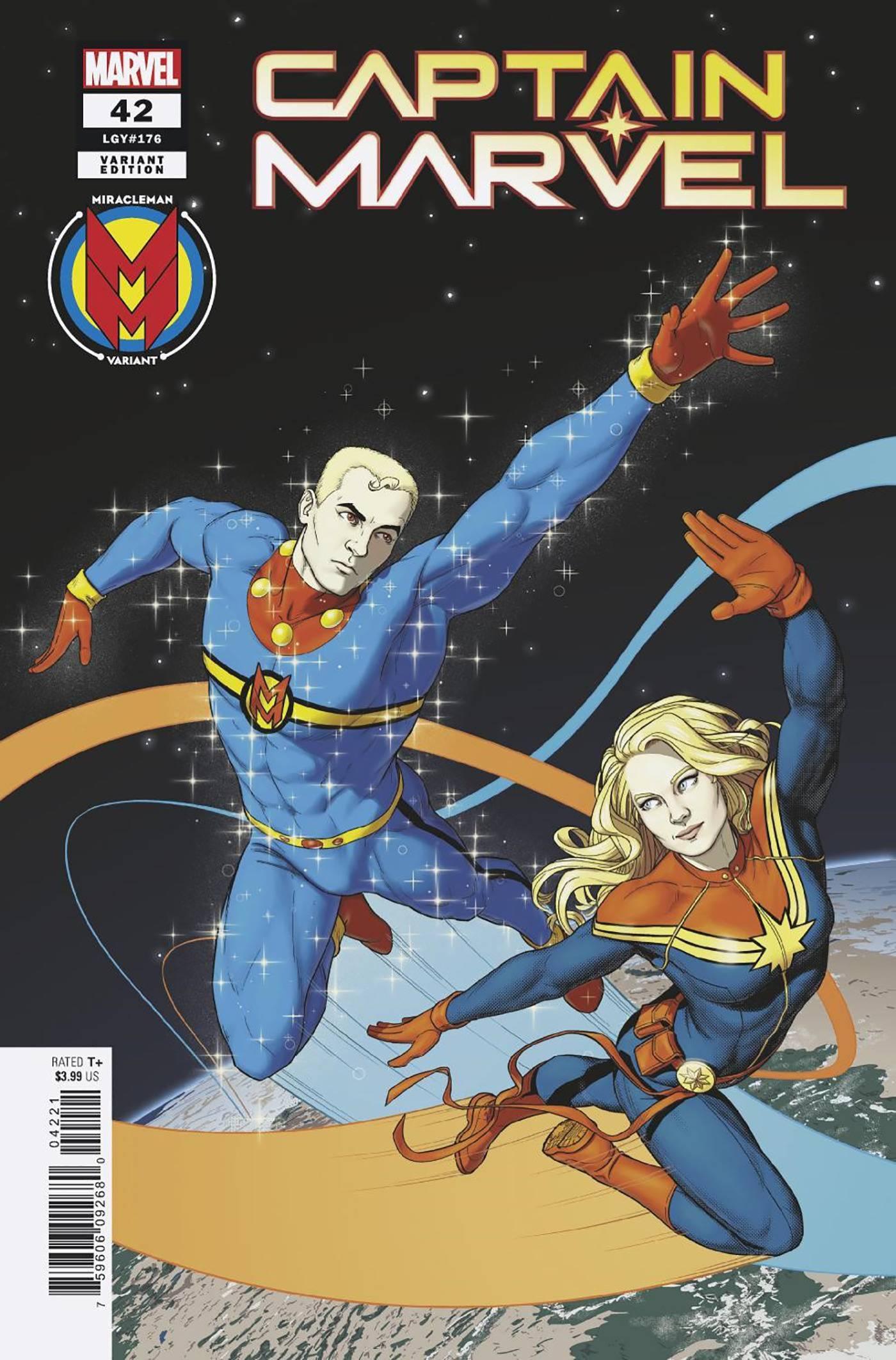 CAPTAIN MARVEL VOL 9 (2019) #42 MCKELVIE MIRACLEMAN VARIANT VAR - Kings Comics