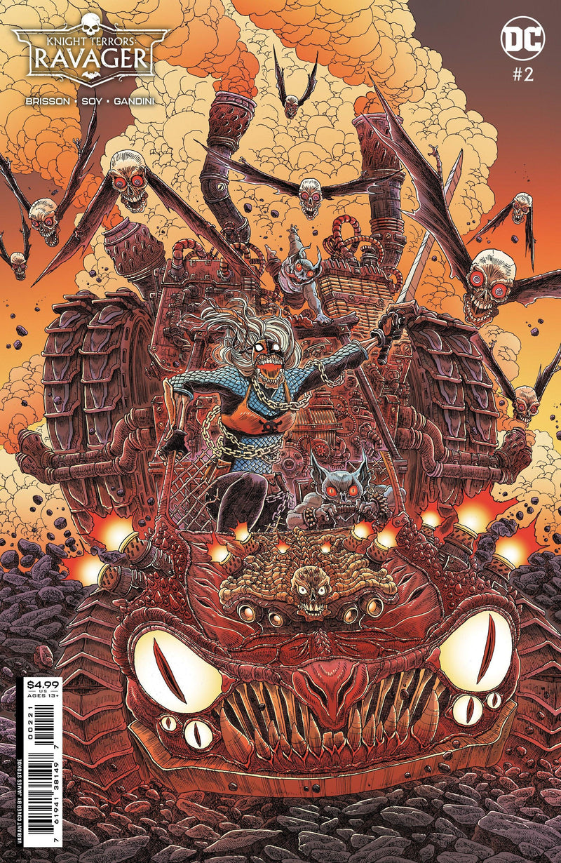 KNIGHT TERRORS RAVAGER (2023) #2 CVR B JAMES STOKOE CARD STOCK VAR