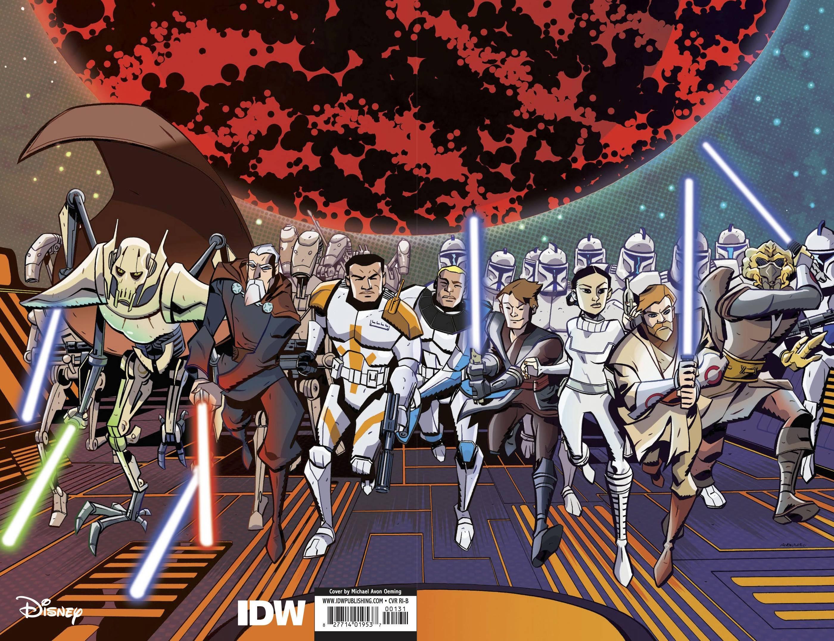 STAR WARS ADVENTURES CLONE WARS #1 100 COPY INCV OEMING - Kings Comics