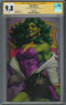 CGC SHE-HULK #1 1:100 LAU "VIRGIN" VARIANT (9.8) SIGNATURE SERIES - SIGNED BY STANLEY "ARTGERM" LAU - Kings Comics