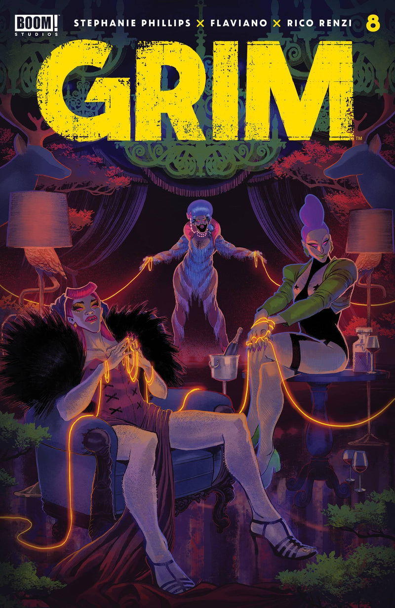 GRIM (2022) #8 CVR A FLAVIANO