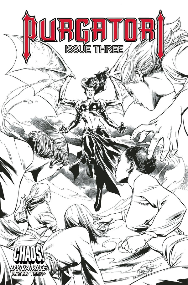 PURGATORI VOL 4 #3 CVR E 10 COPY INCV PAGULAYAN B&W