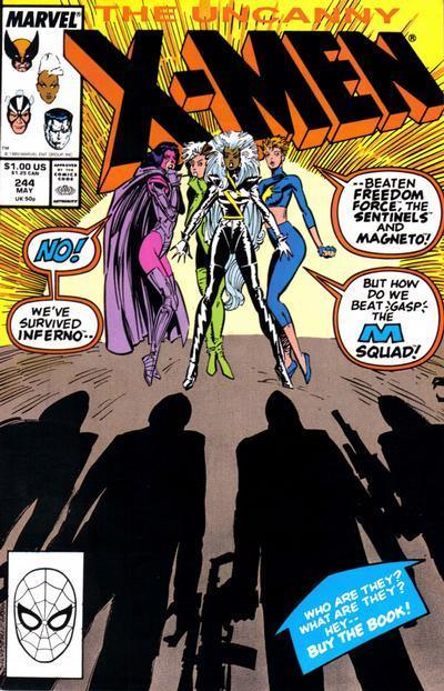 UNCANNY X-MEN (1963) #244 (FN/VF) NEWSSTAND - 1ST APPEARANCE JUBILEE - Kings Comics