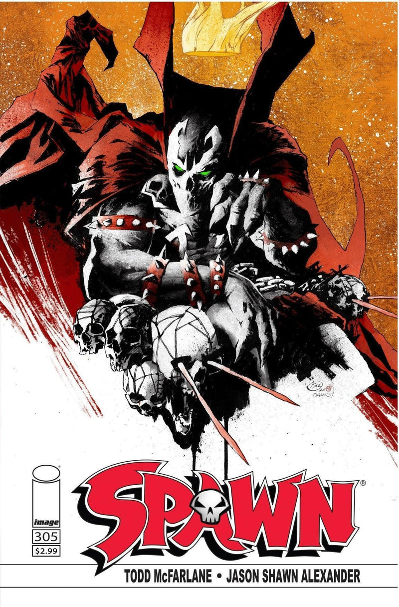 SPAWN (1992) #305 CVR D ALEXANDER (VF)