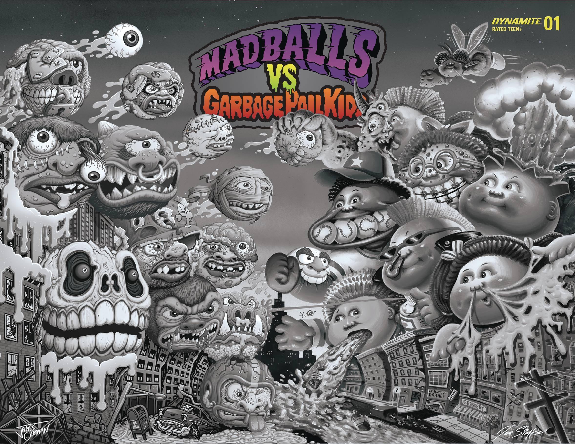 MADBALLS VS GARBAGE PAIL KIDS #1 CVR N 10 COPY FOC INCV SIMK - Kings Comics