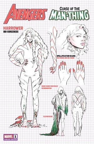 AVENGERS CURSE MAN-THING #1 CARNERO DESIGN VAR - Kings Comics