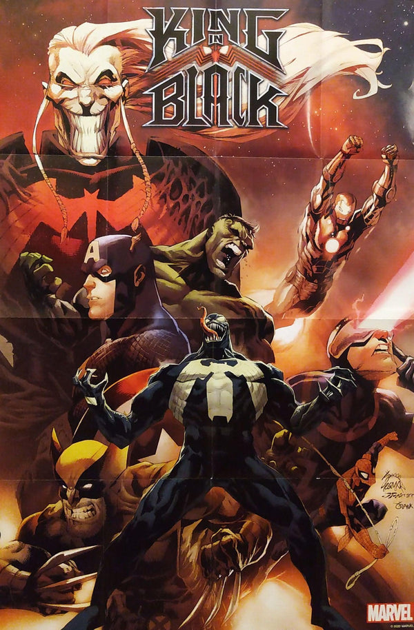 KING IN BLACK #1 RYAN STEGMAN FOLDED PROMO POSTER