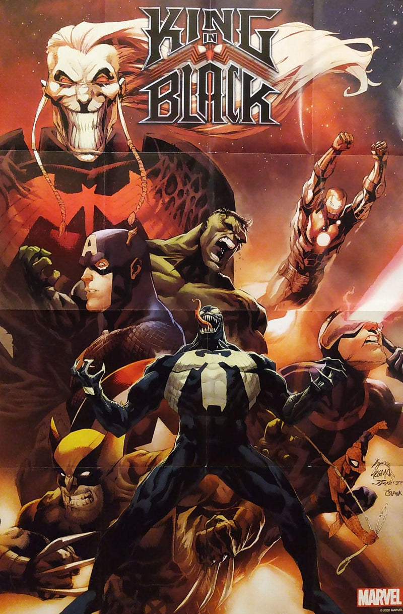 KING IN BLACK #1 RYAN STEGMAN FOLDED PROMO POSTER