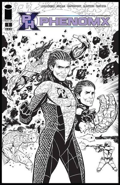 PHENOM X #1 CVR C 10 COPY INCV MUNIZ B&W