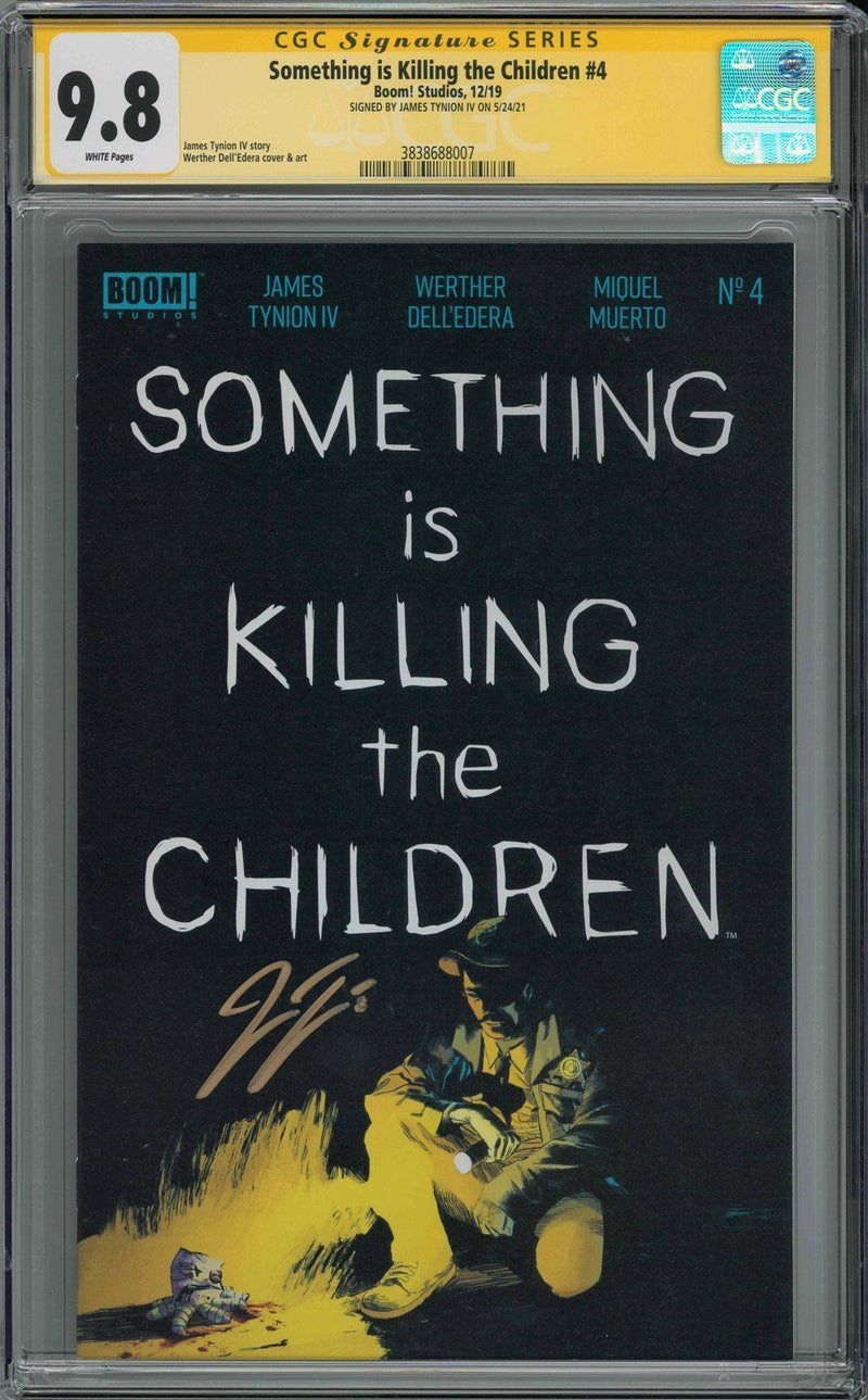 CGC SOMETHING IS KILLING THE CHILDREN #4 (9.8) SIGNATURE SERIES - SIGNED BY JAMES TYNION IV