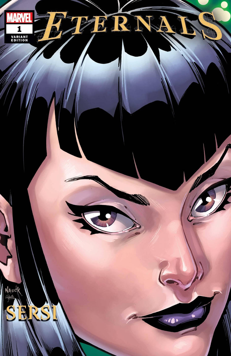 ETERNALS VOL 5 (2021) #1 NAUCK HEADSHOT VAR