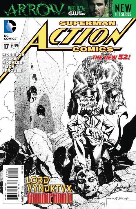 ACTION COMICS (2011) #17 BLACK & WHITE VAR ED