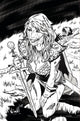 RED SONJA THE SUPERPOWERS #1 7 COPY FEDERICI ZOMBIE B&W VIRG