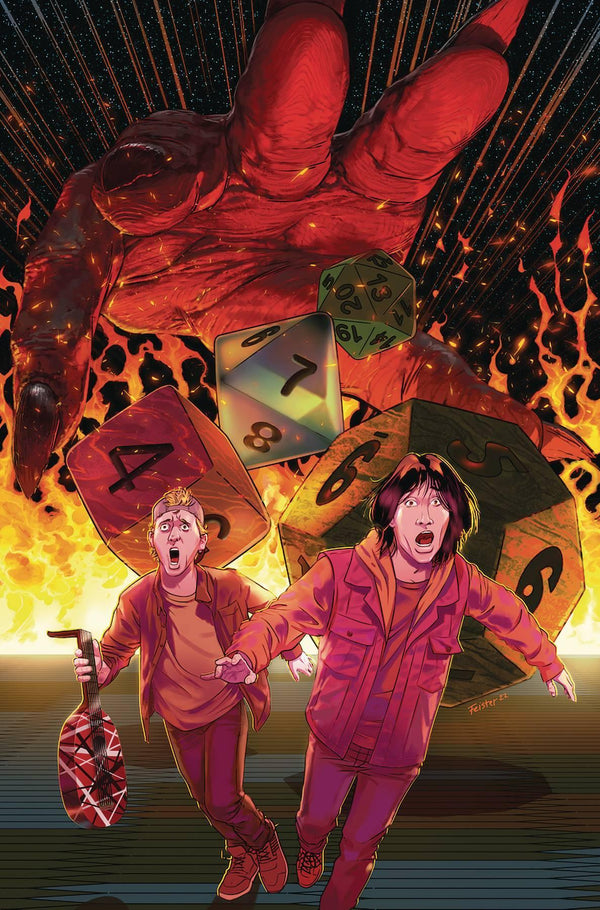 BILL & TED ROLL DICE #1 CVR D 10 COPY INCV FEISTER