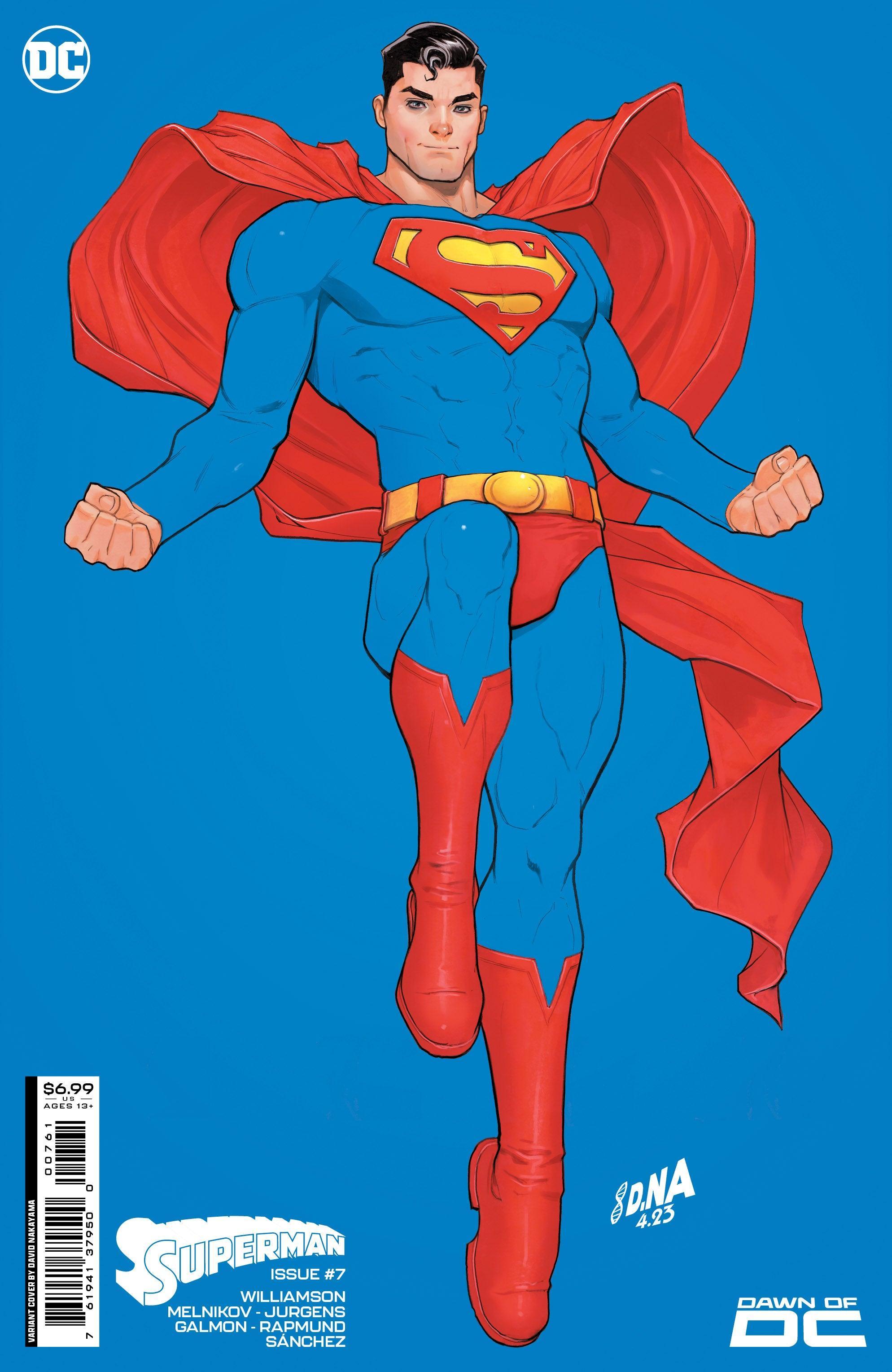 SUPERMAN VOL 7 (2023) #7 CVR D DAVID NAKAYAMA CARD STOCK VAR (#850) - Kings Comics