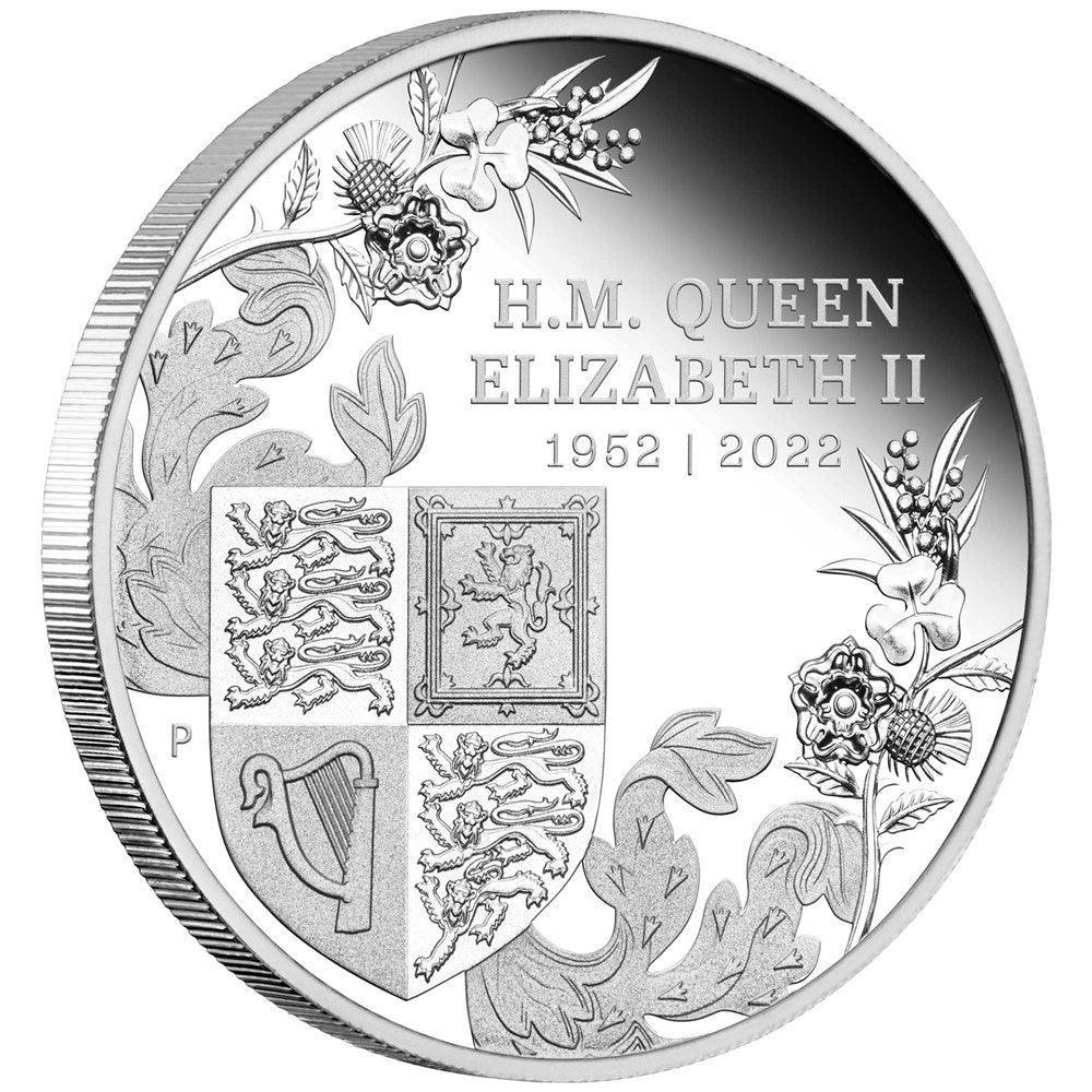 THE QUEEN'S PLATINUM JUBILEE 2022 1oz SILVER PROOF COIN - Kings Comics