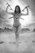 DEJAH THORIS WINTERS END ONE SHOT 7 COPY COSPLAY B&W VIRGIN - Kings Comics