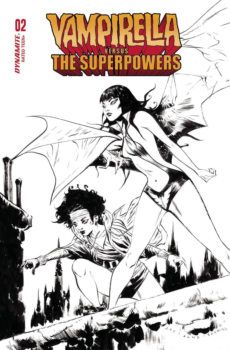 VAMPIRELLA VS SUPERPOWERS (2023) #2 CVR G 10 COPY INCV LEE LINE ART