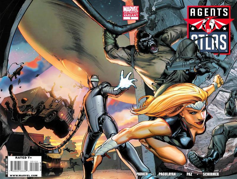 AGENTS OF ATLAS VOL 2 #1 2ND PTG PAGULAYAN VAR DKR