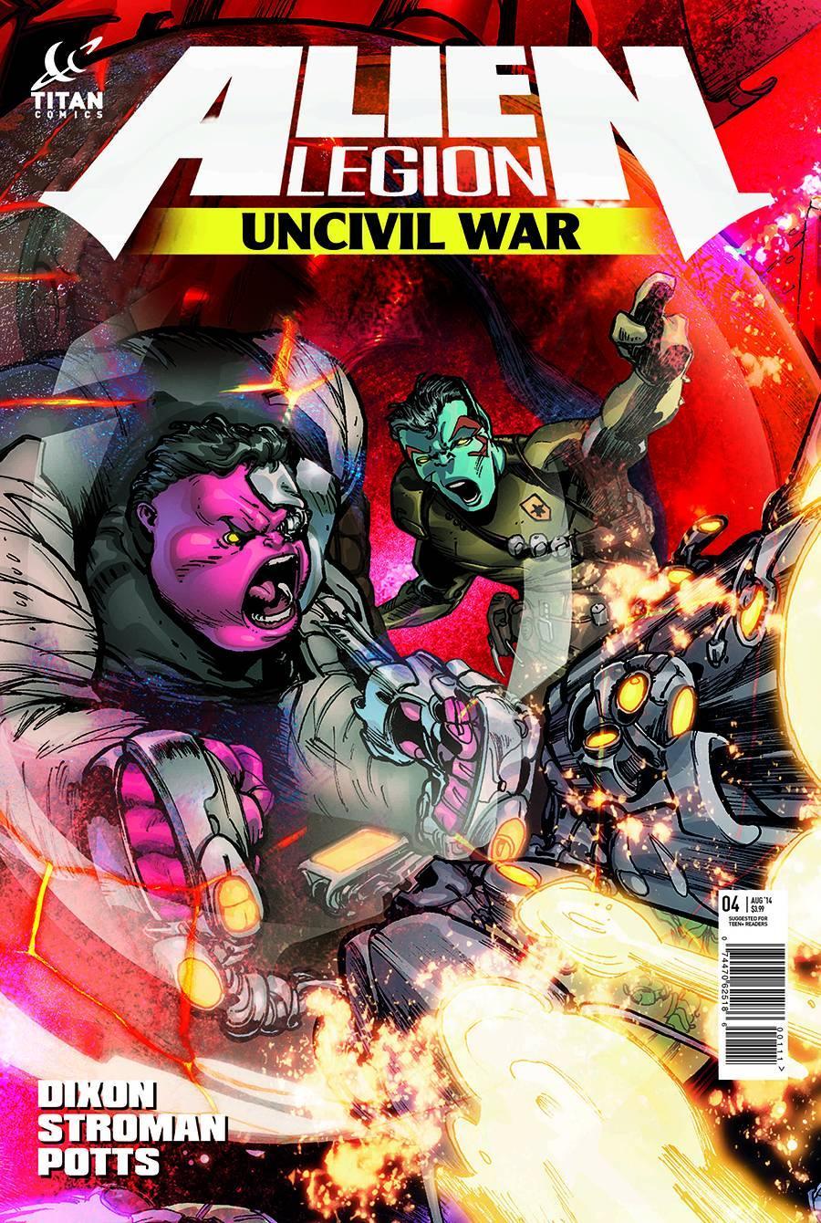 ALIEN LEGION UNCIVIL WAR #4 - Kings Comics