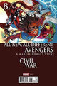 ALL NEW ALL DIFFERENT AVENGERS #8 LAND CIVIL WAR VAR ASO