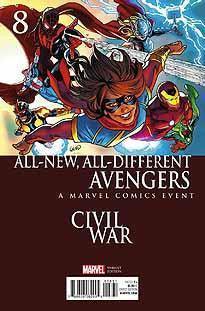 ALL NEW ALL DIFFERENT AVENGERS #8 LAND CIVIL WAR VAR ASO