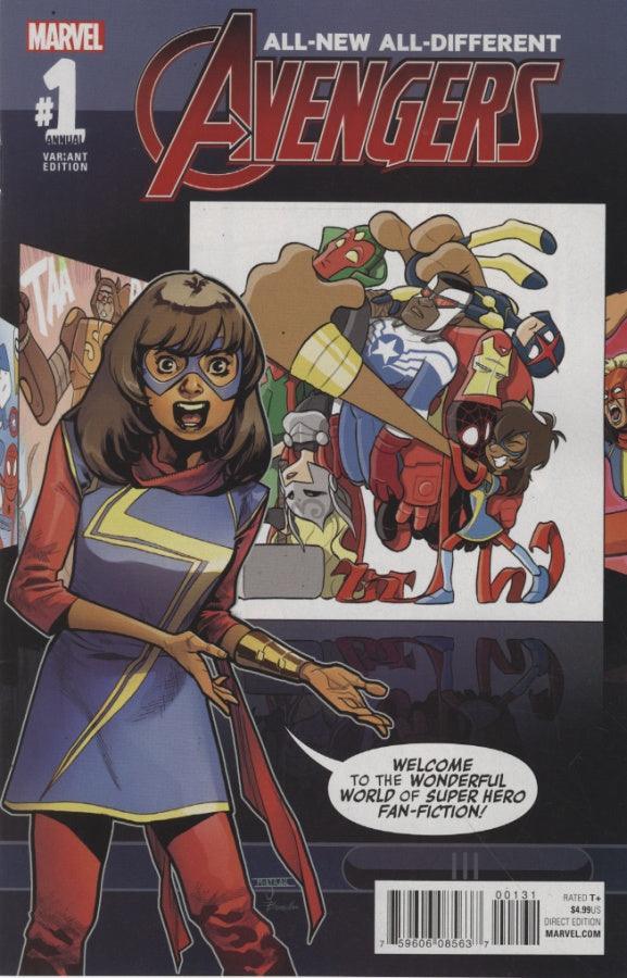 ALL NEW ALL DIFFERENT AVENGERS (2016) ANNUAL #1 ASRAR FOSGITT VAR