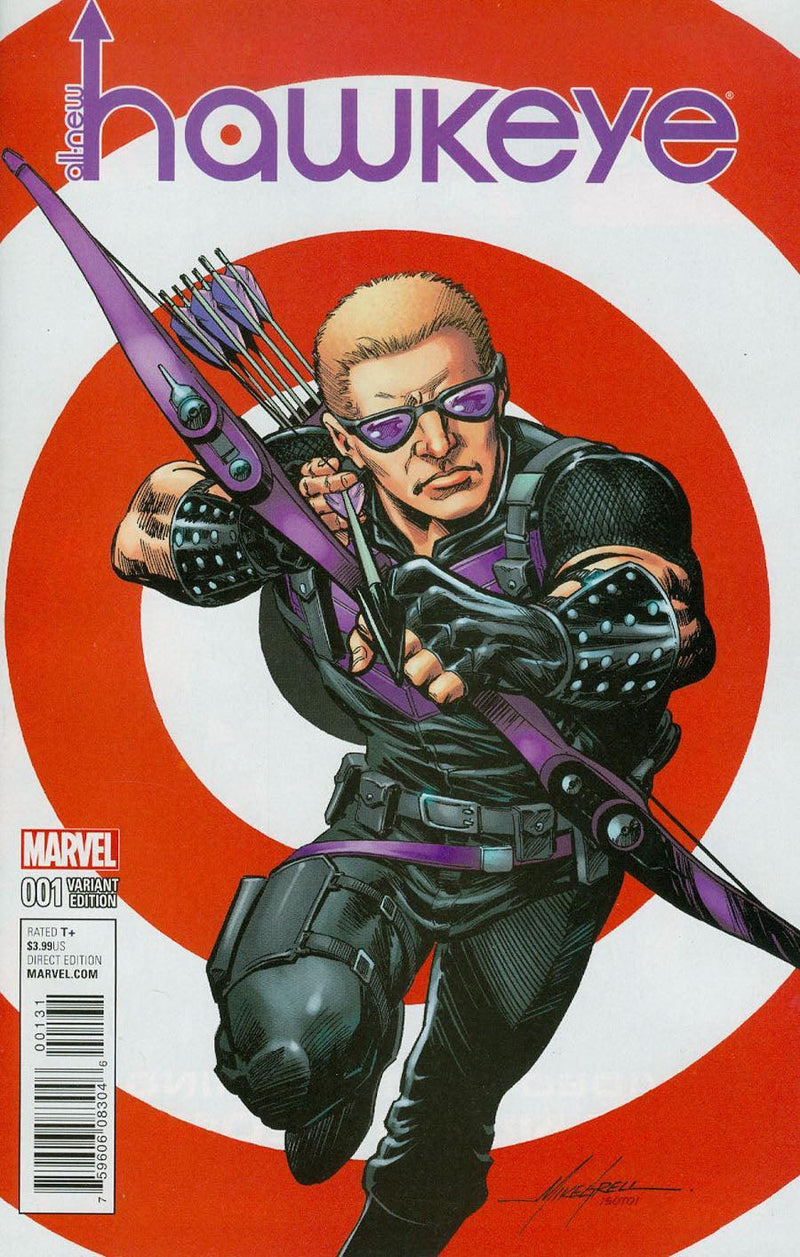 ALL NEW HAWKEYE VOL 2 #1 GRELL CLASSIC VAR