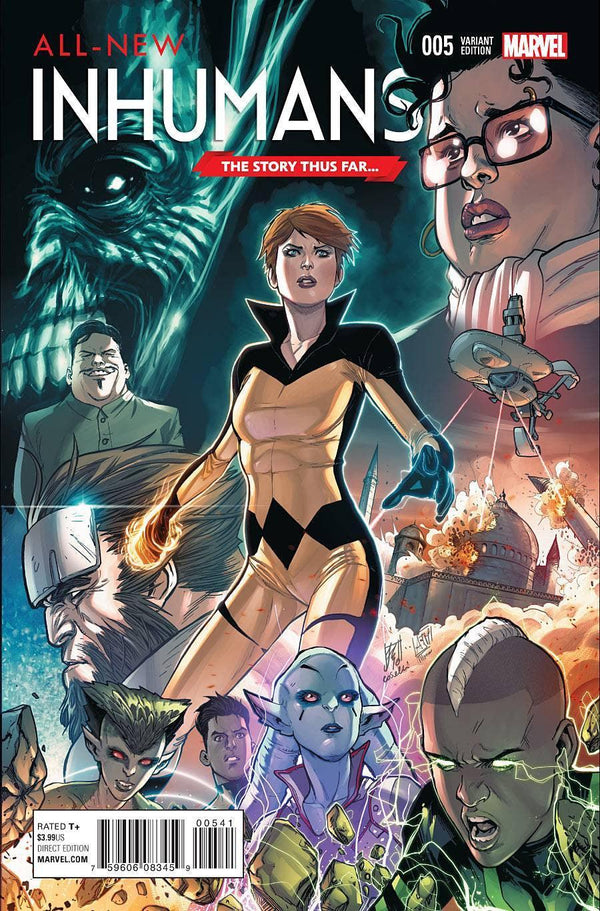 ALL NEW INHUMANS #5 CASELLI STORY THUS FAR VAR