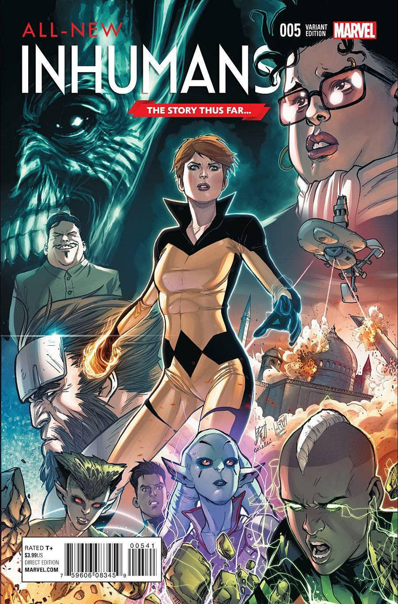 ALL NEW INHUMANS #5 CASELLI STORY THUS FAR VAR