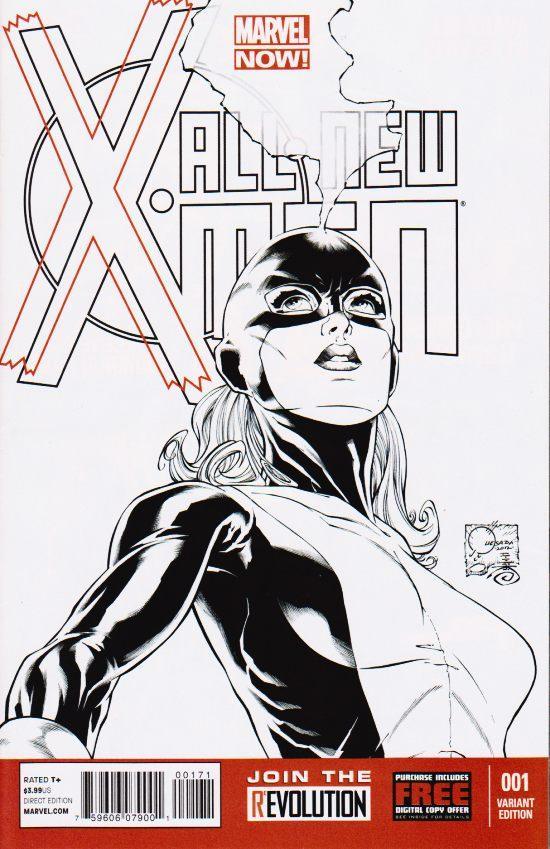 ALL NEW X-MEN #1 QUESADA SKETCH VAR NOW