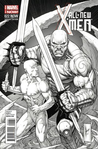 ALL NEW X-MEN #22.NOW KEOWN SKETCH VAR ANMN