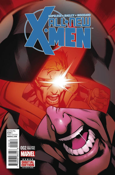 ALL NEW X-MEN VOL 2 #2 BAGLEY 2ND PTG VAR