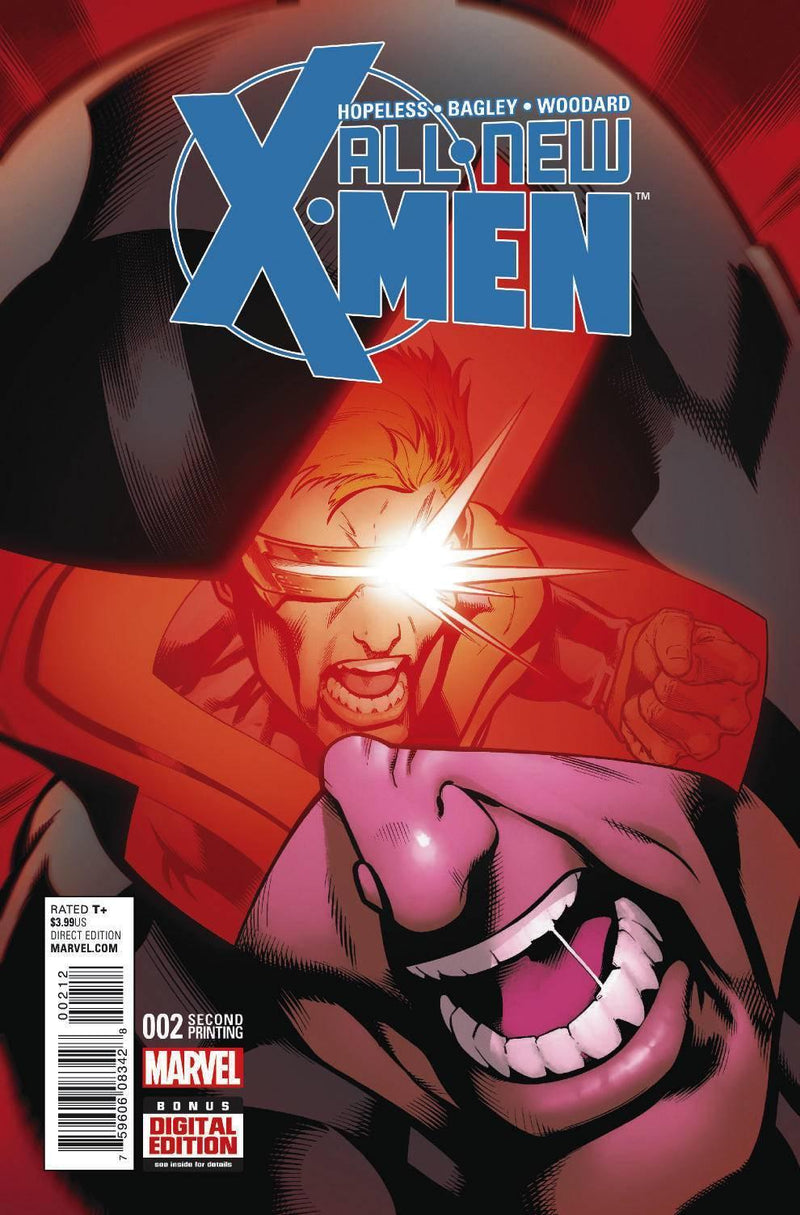 ALL NEW X-MEN VOL 2 #2 BAGLEY 2ND PTG VAR