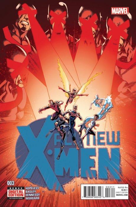 ALL NEW X-MEN VOL 2 #3 BAGLEY 2ND PTG VAR