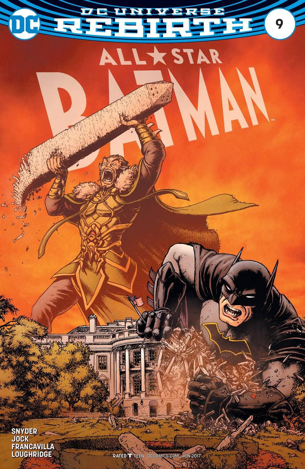 ALL STAR BATMAN #9 BURNHAM VAR ED - Kings Comics